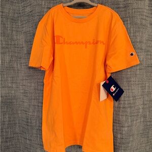 Champion Youth Medium (10/12) light Orange T-Shirt